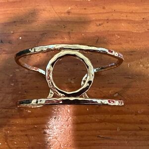 Talbots Hammered Gold cuff